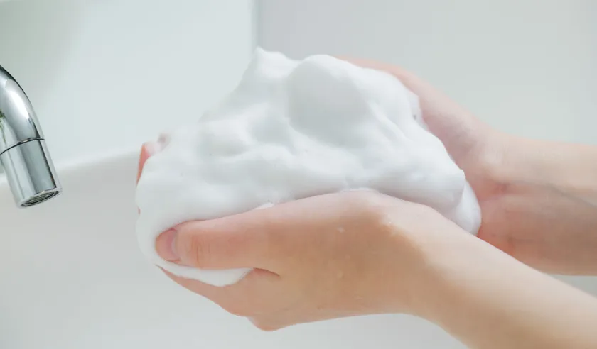 濃密泡で摩擦レス!