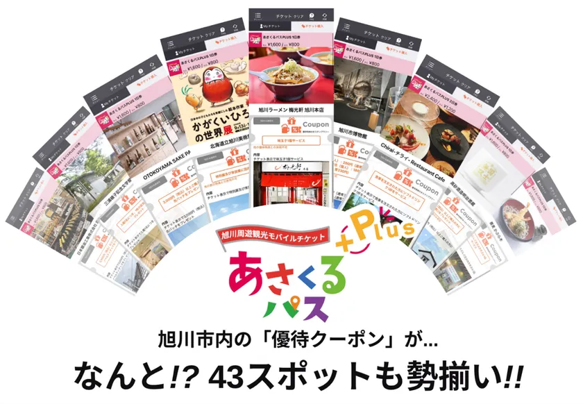 「あさくるパスPlus」クーポン紹介