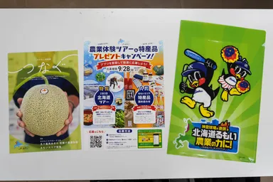 配布物クリアファイル他