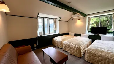 海を見渡す客室