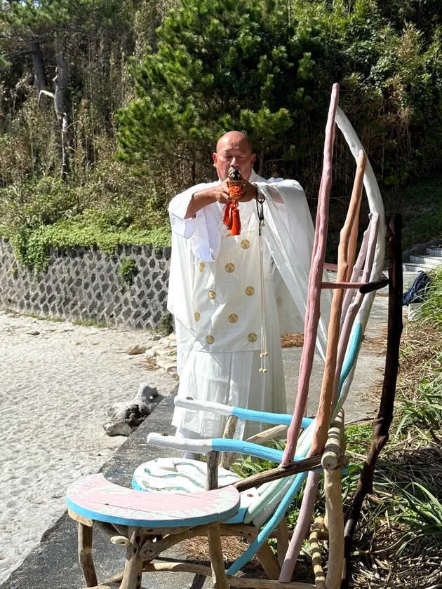 座った人の人生が良き方向に向かうようご祈祷しました