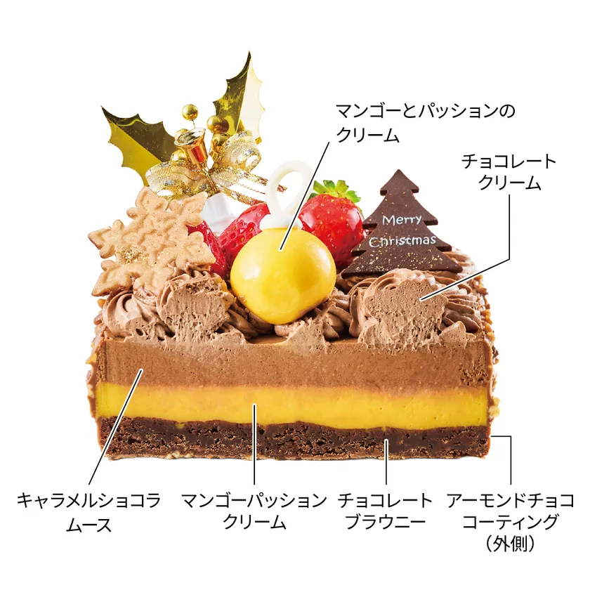 トリプルショコラクリスマス(断面)