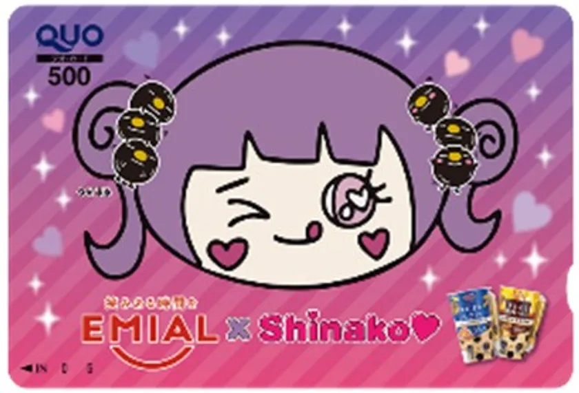 B賞 しなこ×タピまるQUOカード500円分
