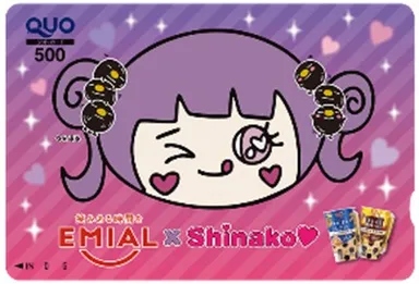 B賞　しなこ×タピまるQUOカード500円分