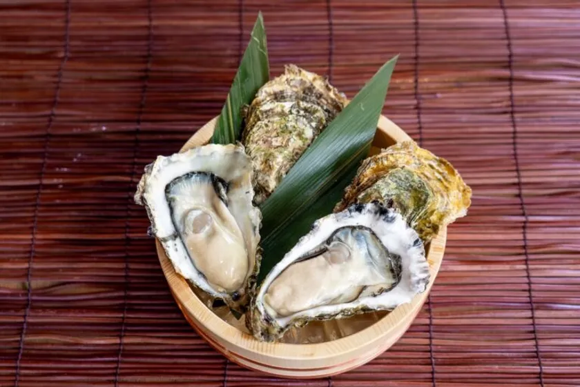 蒸し牡蠣