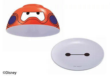 フェイス柄プレート、ボウル