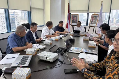 インドネシア移住労働者保護省での懇談の様子
