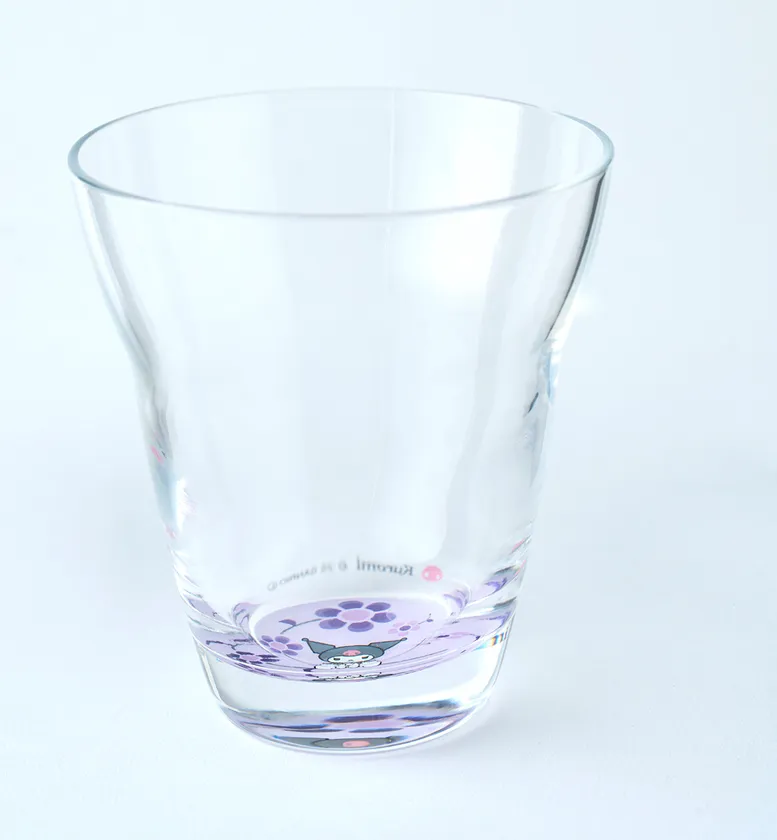 たち吉のクロミ 花唐草グラス