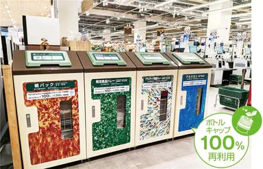 サミットストアららテラス北綾瀬店に導入されたリサイクルボックス