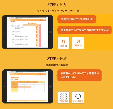 操作イメージ(入力と分析)