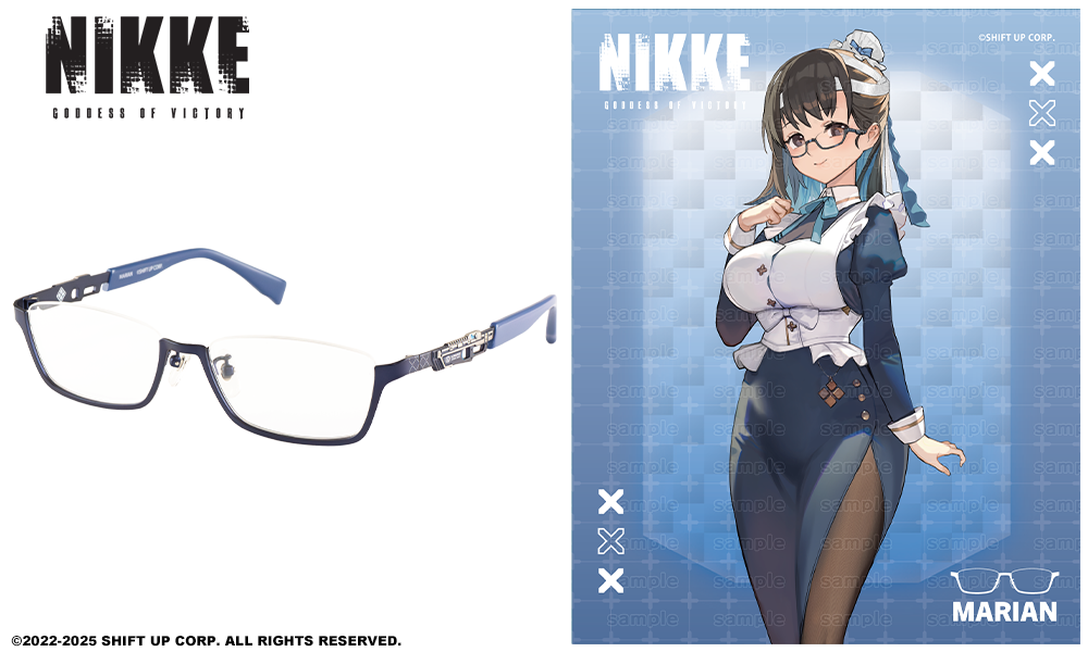 勝利の女神：NIKKE コラボレーション眼鏡 ラピモデル、アニスモデル