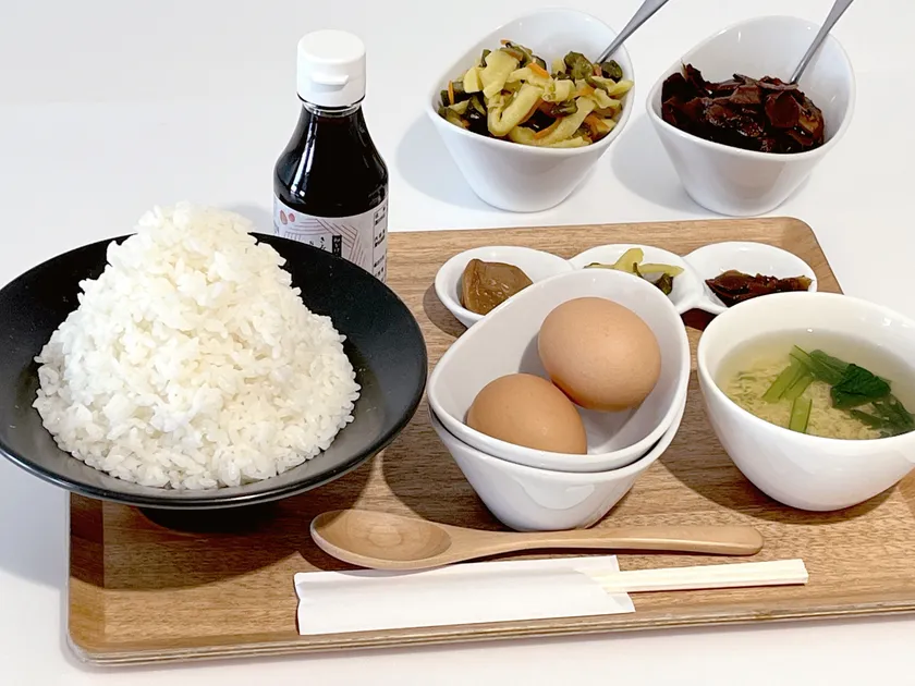 超大盛りご飯 卵かけご飯