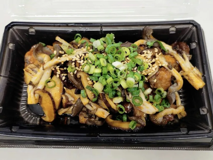 かつお唐揚甘辛きのこだれ