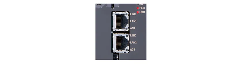 2つのEthernetポート