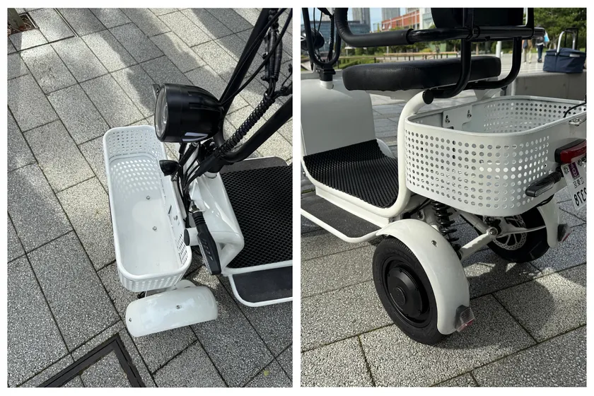 エレポーター前後のカゴ