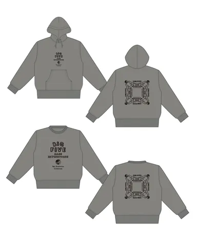 ナイジェル グラフ_コラボ_パーカースウェット（大人）