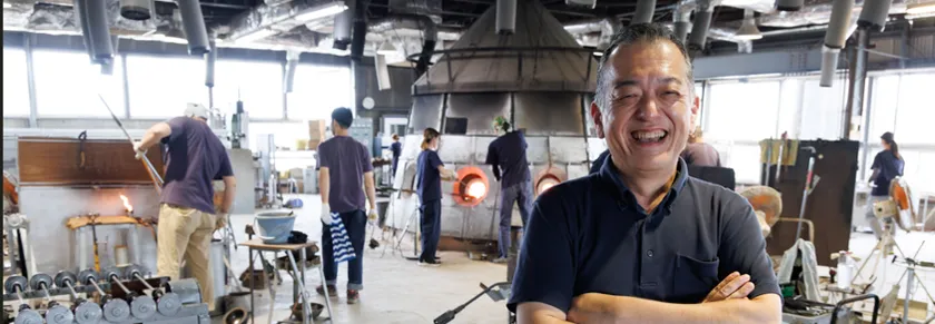 菅原工芸硝子 菅原裕輔氏