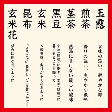 大福茶　原料由来