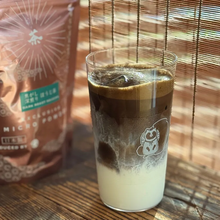深煎りほうじ茶ラテ