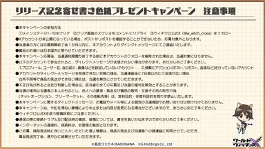 キャンペーン注意事項