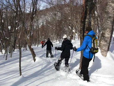 グランデコ　スノーシュー体験