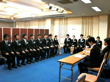 模擬集団面接の様子