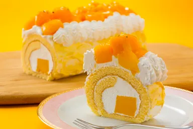 お姫様のプリンロールケーキ