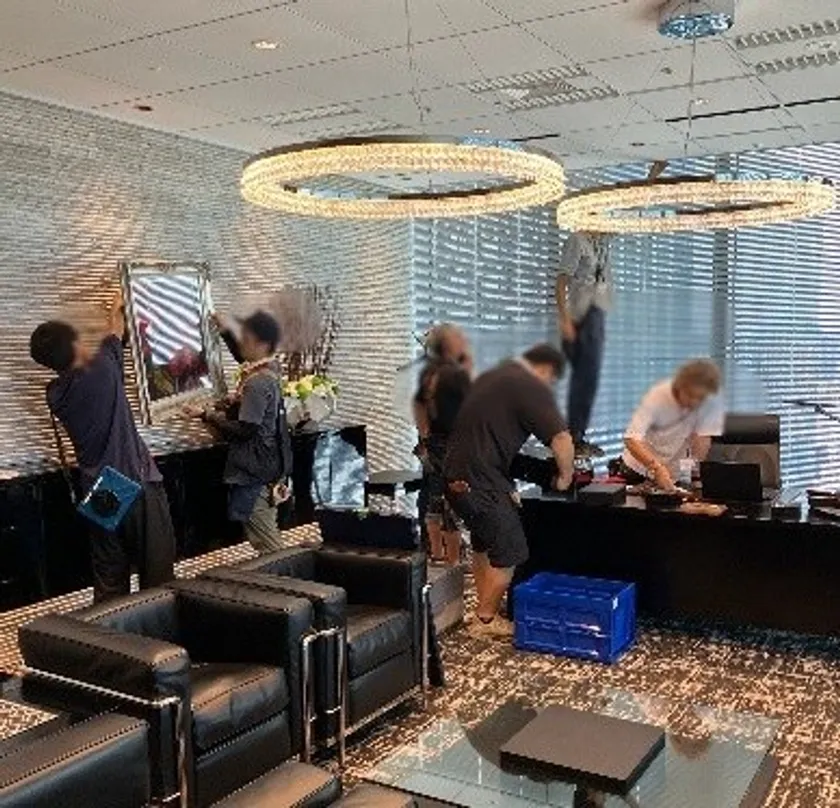 終幕のロンド 撮影の様子(2)