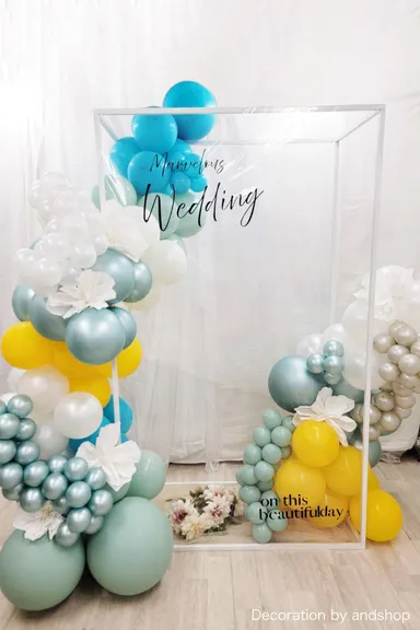 ウェディングのフォトブースとして