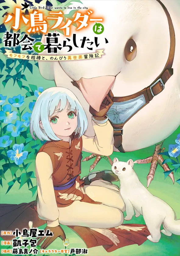 『小鳥ライダーは都会で暮らしたい モフモフな相棒と、のんびり異世界冒険記』バナー