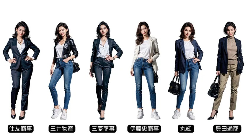 「働く女子図鑑」内の総合商社