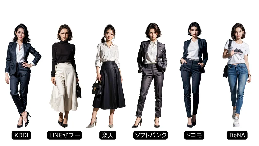 「働く女子図鑑」内の日系IT