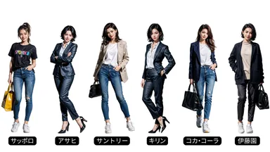 「働く女子図鑑」内の飲料メーカー