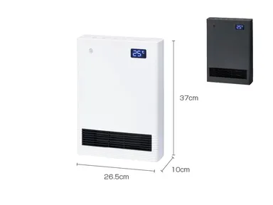 ファンを取り外して洗えるセラミックヒーター