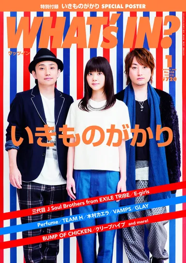 WHAT's IN?1月号表紙
