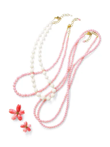 大倉珊瑚店　ヴィンテージ深海珊瑚　サクラブローチ兼ペンダントヘッド　ほか　　