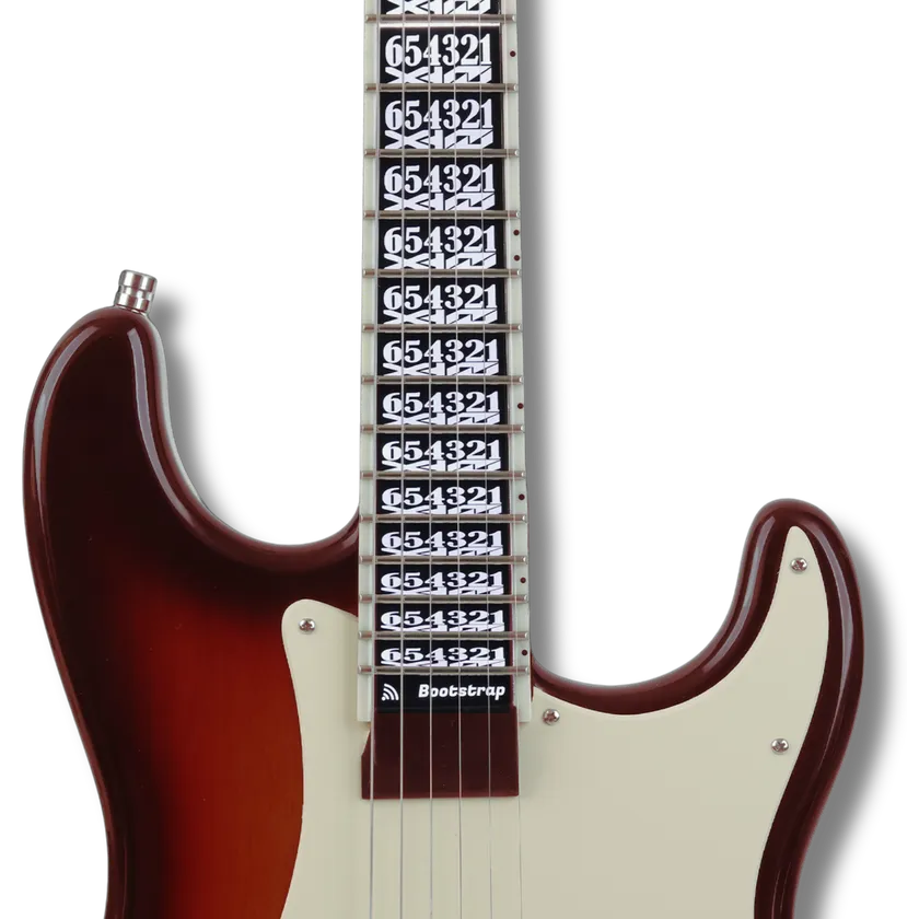 液晶指板ギター「タブナビギター」