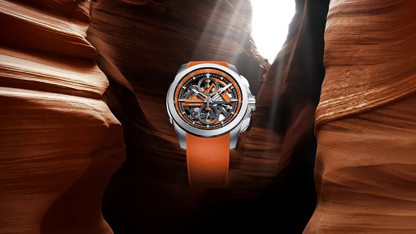 Independence Skeleton Chrono Orange-1