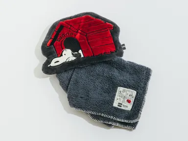 ブランケット入りクッション SN＆Doghouse