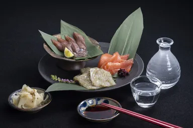 お酒のお供に昆布〆