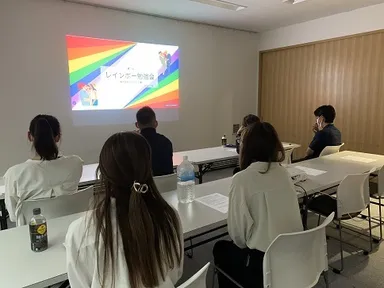 過去のレインボー勉強会の様子(本社：静岡県沼津市にて)