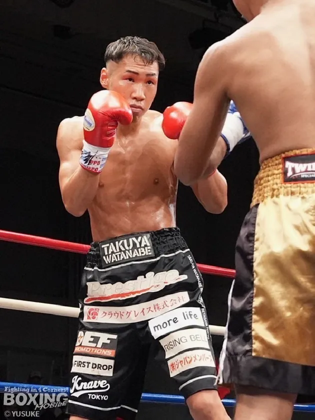 渡邉卓也選手1R