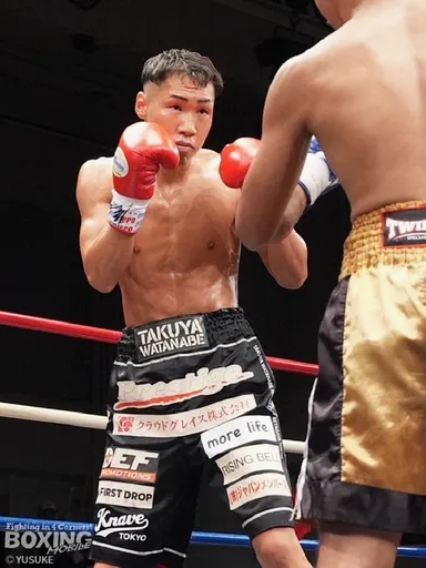 渡邉卓也選手1R