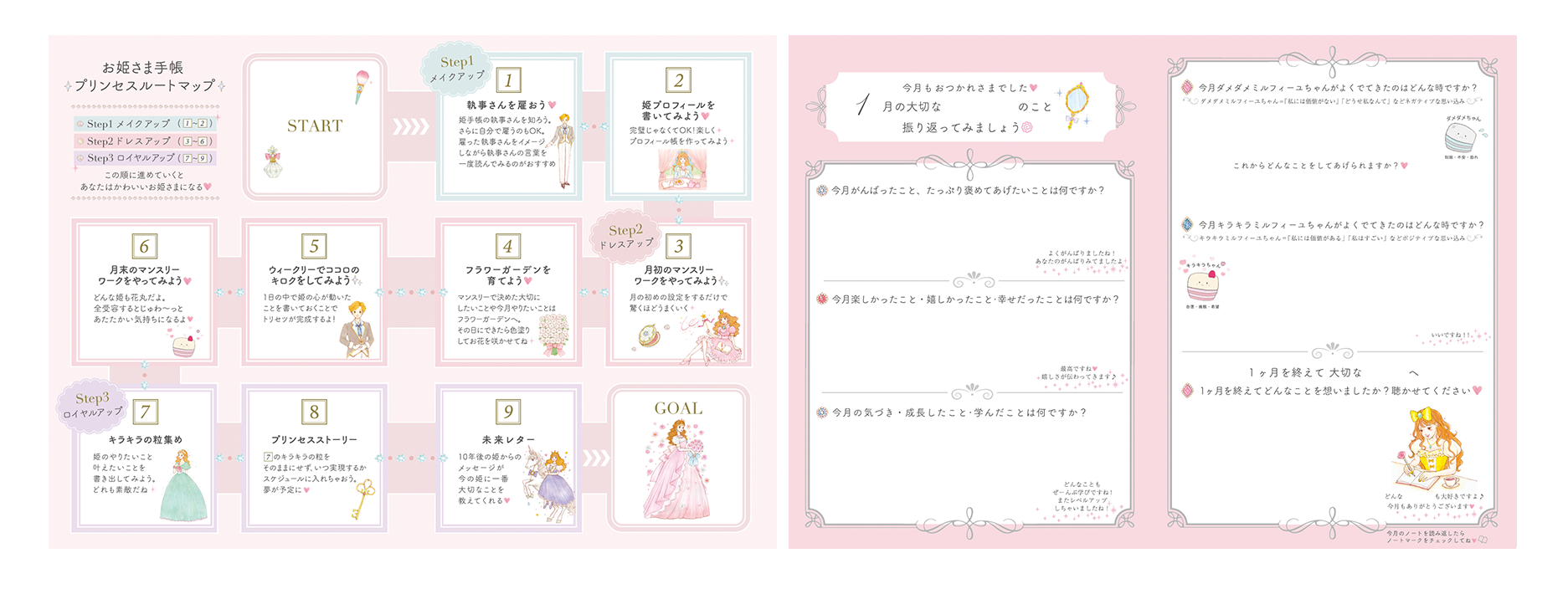 SNSやTVで話題の「お姫さま手帳」2026年版の重版が決定！ 同著者による