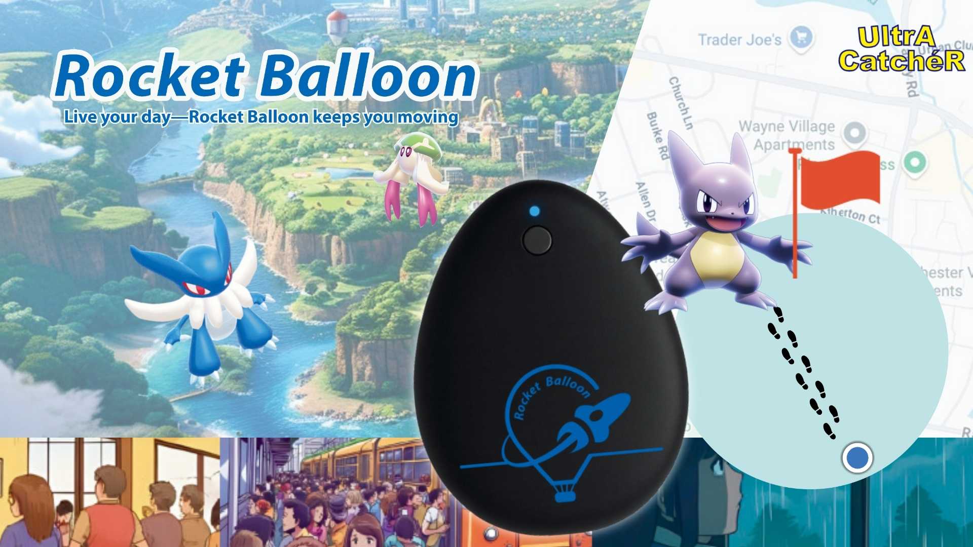 UltrA CatcheR」最新自動ポケモンゲットデバイス 《Rocket Balloon》12