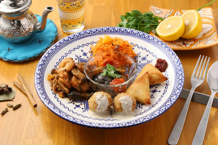 モロッコ盛り合わせプレート