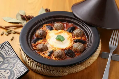 ミートボールのタジン鍋