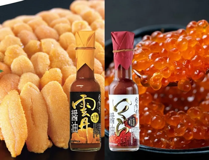 (右)雲丹醤油(左)いくら醤油