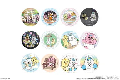 おぱんちゅうさぎ＆んぽちゃむ まんまる焼き(シール)