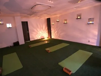 間接照明の柔らかな灯り